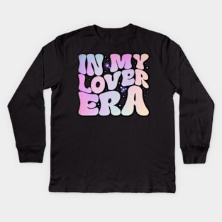 In My Lover Era Groovy Retro Kids Long Sleeve T-Shirt